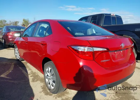 2016 Toyota Corolla Le from USA, damaged, VIN 5YFBURHE7GP512162